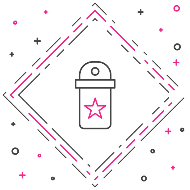 线Chevron图标孤立在白色背景上。军事徽章标志。色彩斑斓的轮廓的概念。向量图片下载