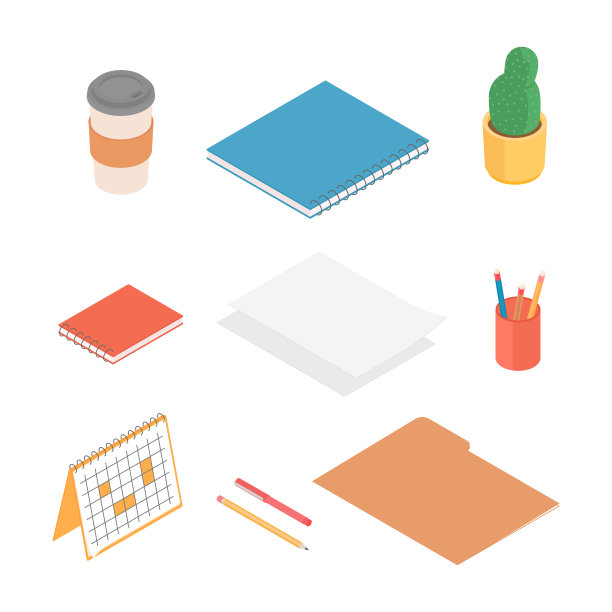 办公用品和文具图片下载