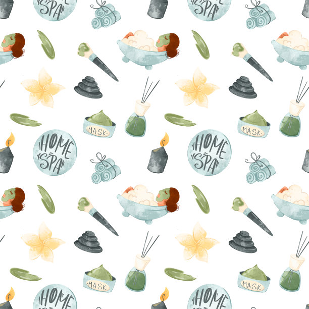 家庭spa元素图片下载