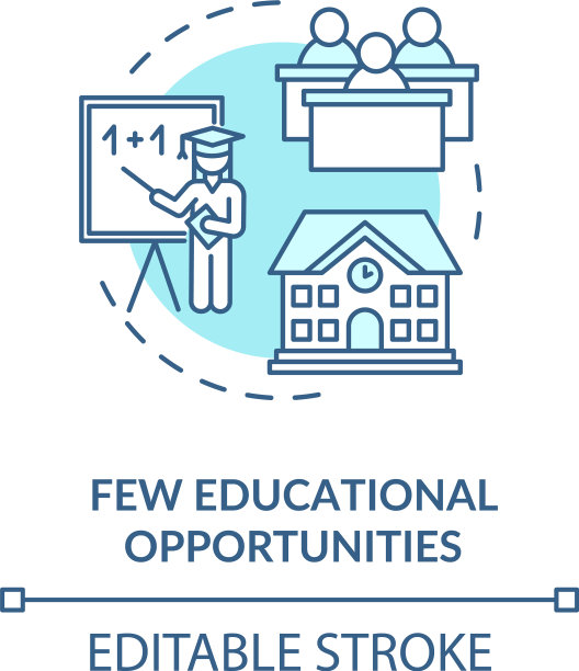 绿松石概念的教育机会很少图片下载