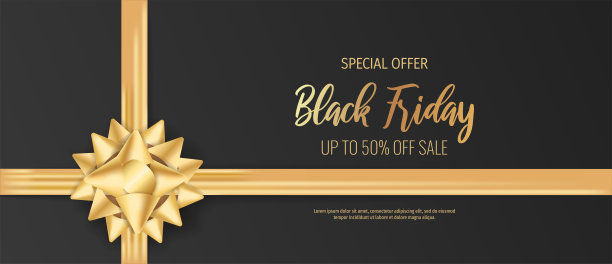 黑色星期五的促销传单。采购，服装店，礼品，超市，网上订购，销售概念。素材图片