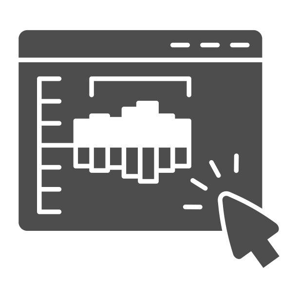 音频程序与轨道固体图标，声音设计概念，均衡器标志在白色背景，音频波在计算机图标字形风格的移动概念和网页设计。矢量图形。图片下载