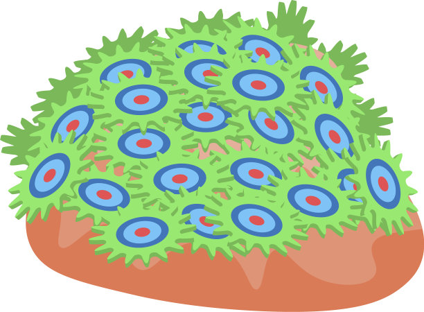 珊瑚图标等距风格图片下载