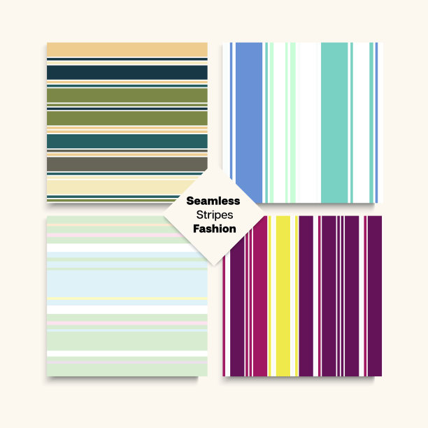 水手条纹无缝纹理集男女图片下载