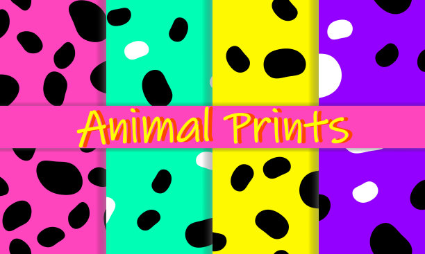 豹纹的设计。动物皮肤的模式。向量图片下载