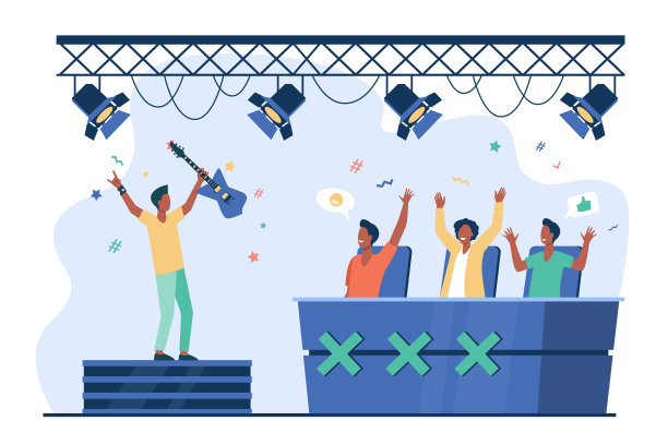 摇滚明星才艺展示图片下载