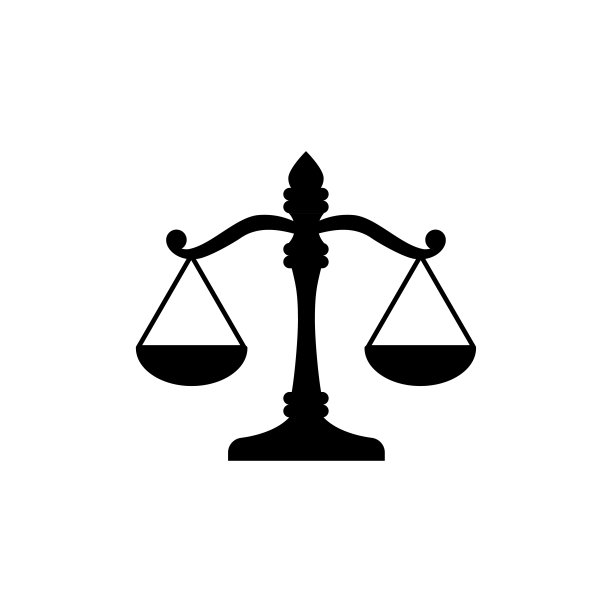 正义天平图标. 审判天平标志. 法律象征图片下载