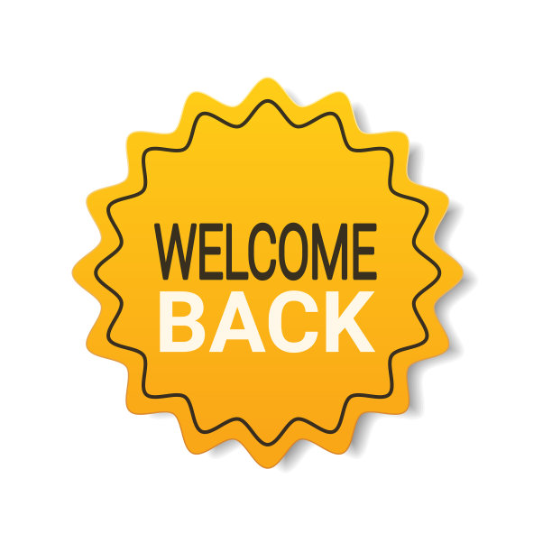 欢迎回来贴标签隔离冠状病毒图片下载