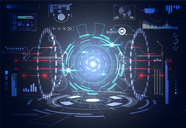 抽象技术UI未来概念hud图片下载