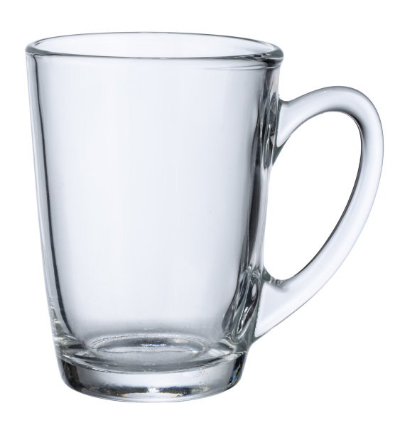 空杯子孤立在白色背景图片下载