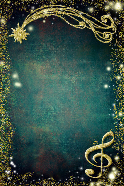 圣诞音乐卡片邀请图片下载