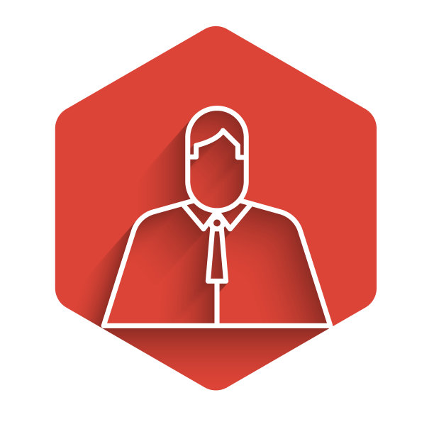 白线律师律师法学家偶像孤立图片下载