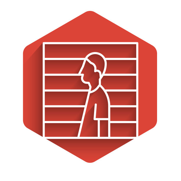 白线嫌疑人犯罪图标孤立图片下载