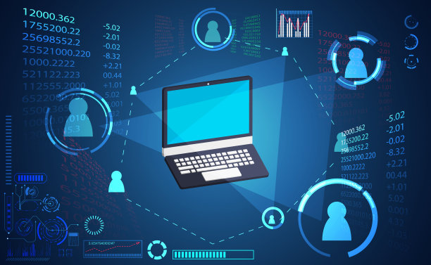 摘要数字链路网络技术图片下载