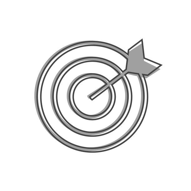 想象一个靶子穿了箭图片下载