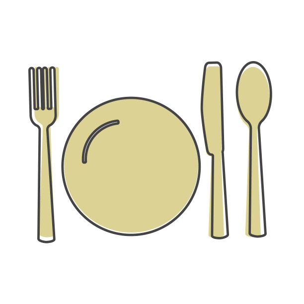 刀、叉、匙、盘、餐具、餐桌摆设图片下载