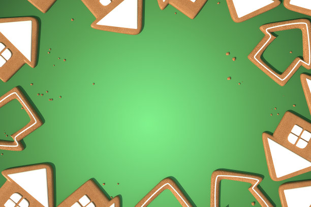 新年假期和圣诞节的3d插图图片下载