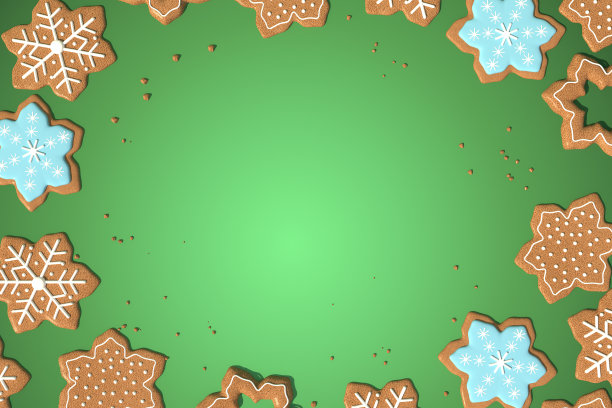 新年假期和圣诞节的3d插图图片下载