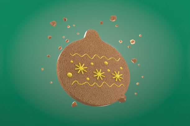 新年假期和圣诞节的3d插图图片下载