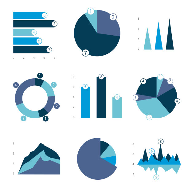 信息图表集设计图片下载