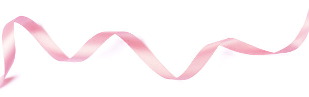 孤立在白色上的波浪状粉红色丝带。图片下载