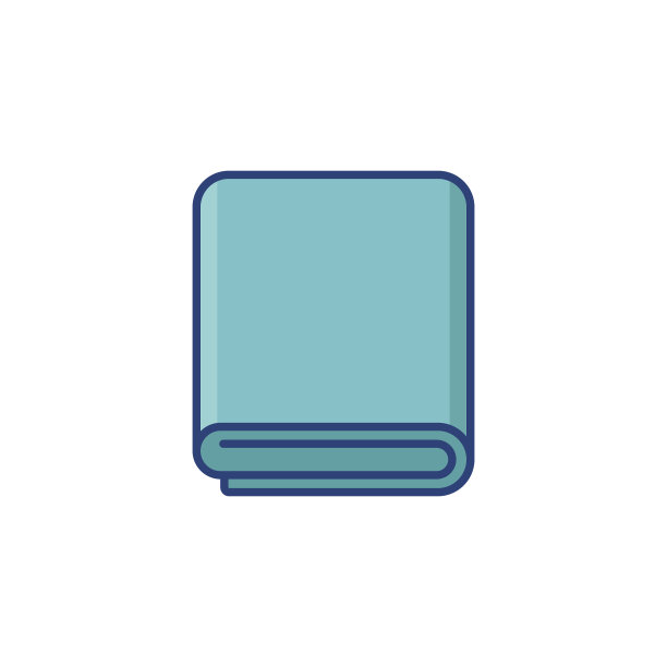 马桶毛巾图标符号孤立在白色图片下载