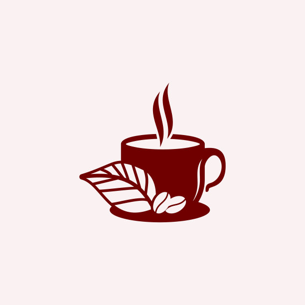 咖啡杯标识设计模板图片下载