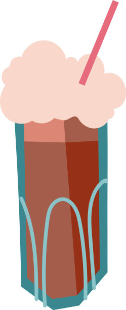 冰咖啡在罐子喝自由形式的风格图标图片下载