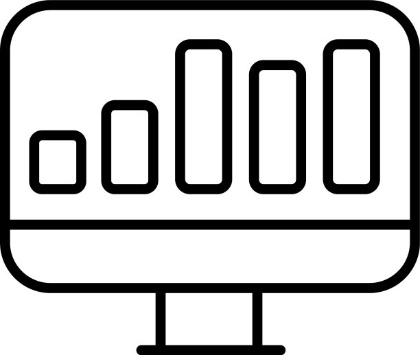 台式电脑用统计栏线条样式图片下载