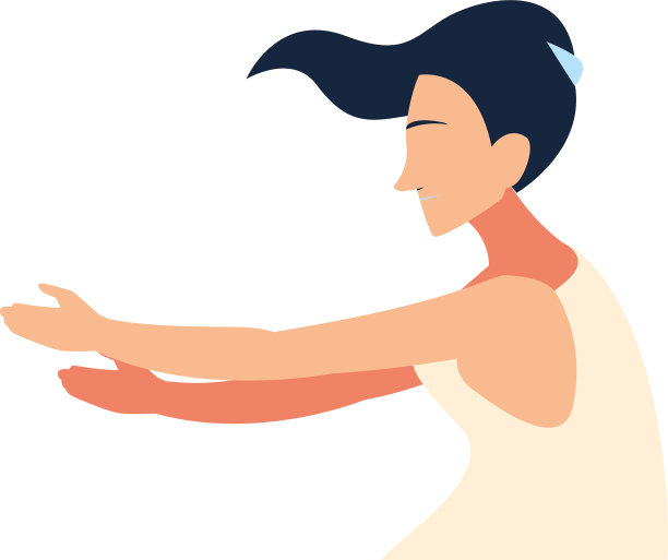 妇女在家里做舞蹈练习图片下载