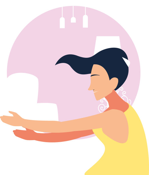 妇女在家里做舞蹈练习图片下载