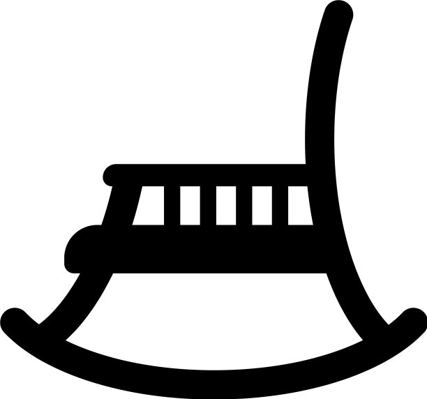 摇椅图标家具图形图片下载