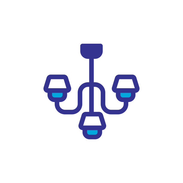 吊灯图标矢量设计潮流图片下载