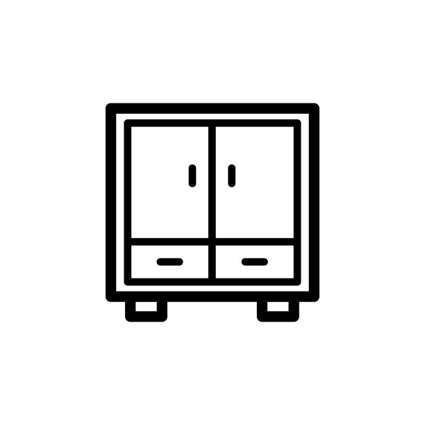 橱柜图标矢量设计新潮图片下载