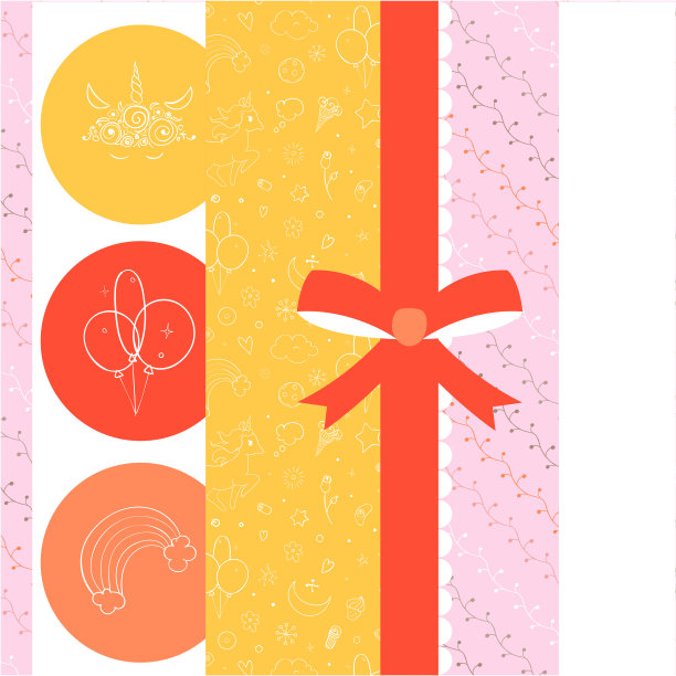 设计模板可爱的邀请卡。模板剪贴簿与手绘涂鸦模式。生日，周年纪念，聚会邀请。向量图片下载