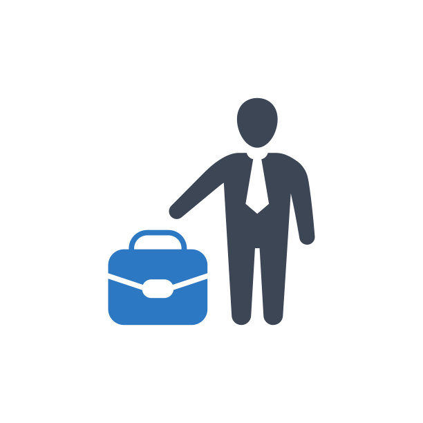 公文包图标的商人图片下载