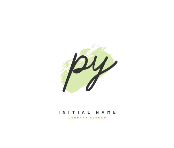 P y py美初始标识手写标识的图片下载