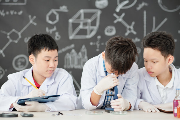 生物课上的学生图片下载