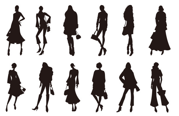 女人的时尚插图图片下载
