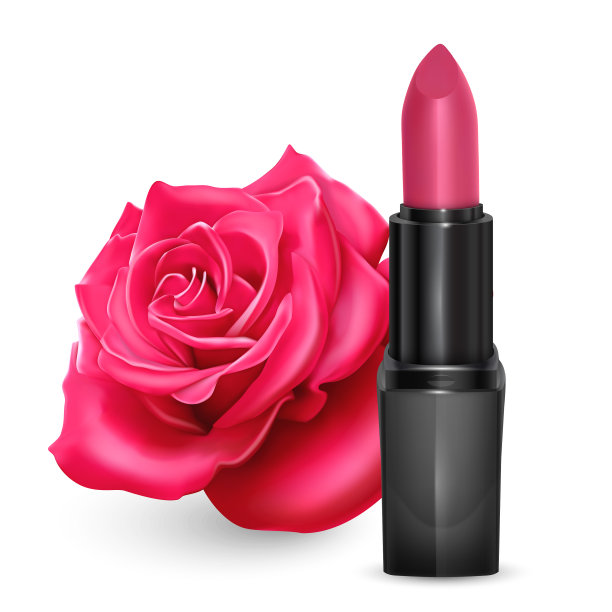 明亮的粉红色唇膏在现实中图片下载