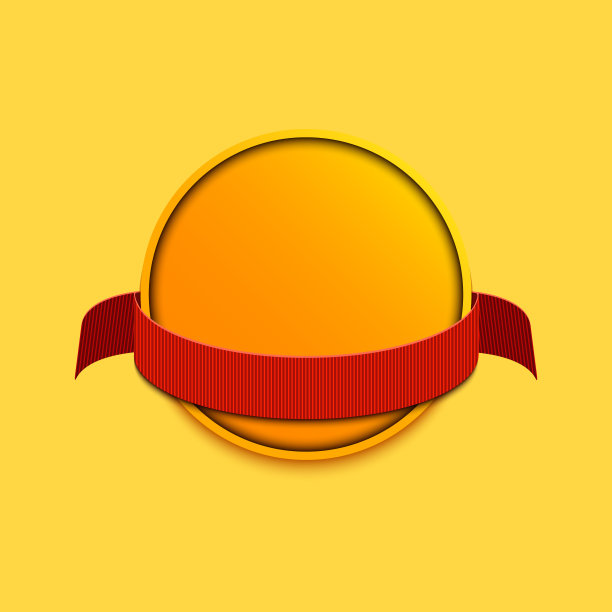 空白的金质奖章和一条缎带图片下载