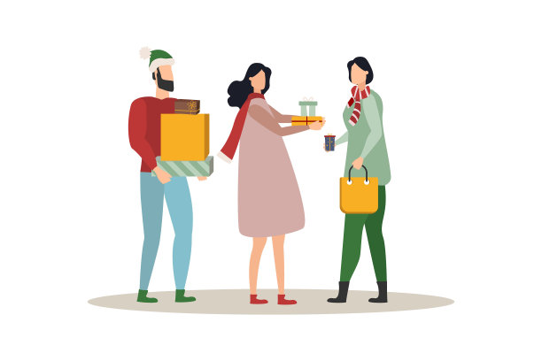 促销购物插画素材ID：386123406