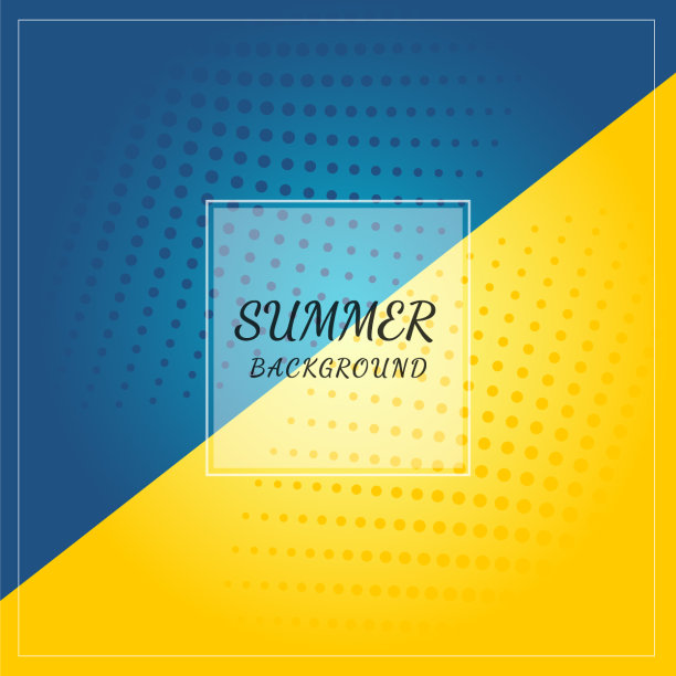 夏季背景为蓝色和黄色纹理图片下载