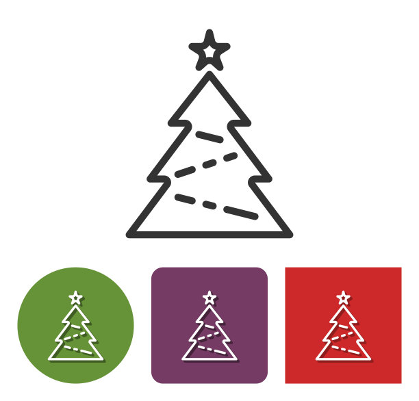 圣诞树图标图片下载