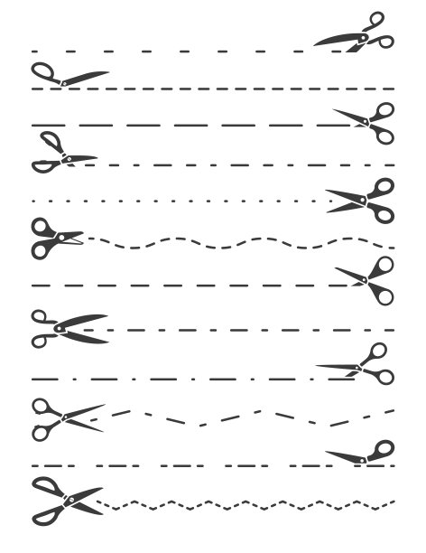 剪子剪线文具设锐剪影图片下载