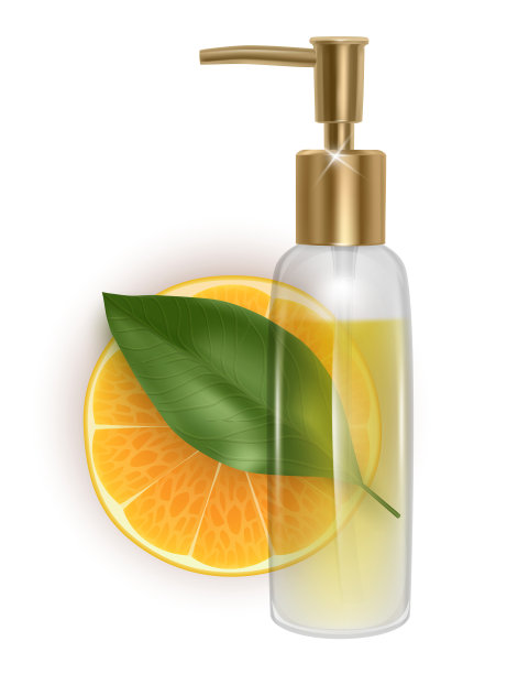 用瓶油将橘子切片图片下载