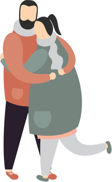 一对男女都接受了设计图片下载