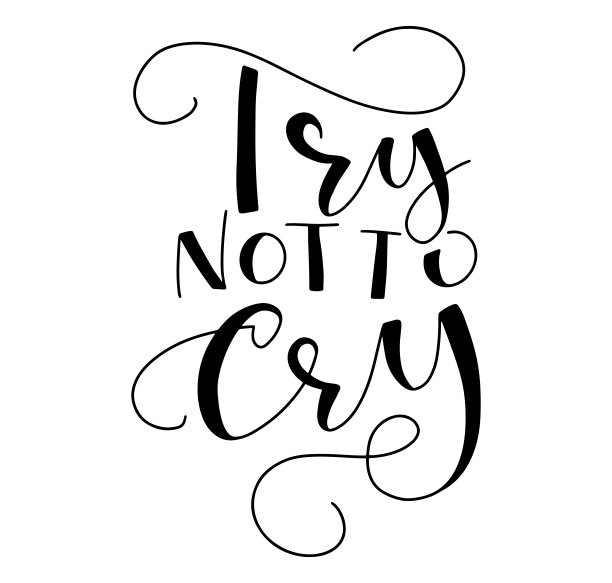 尽量不要把黑色的书法孤立在白色的背景上，矢量元素用于海报，照片叠加，贺卡，t恤印花和社交媒体。图片下载