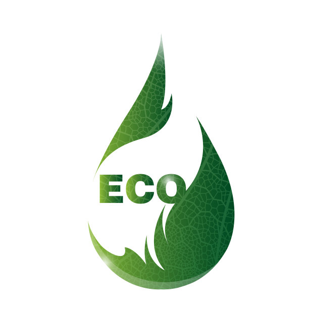 雨滴形状和绿叶图片下载