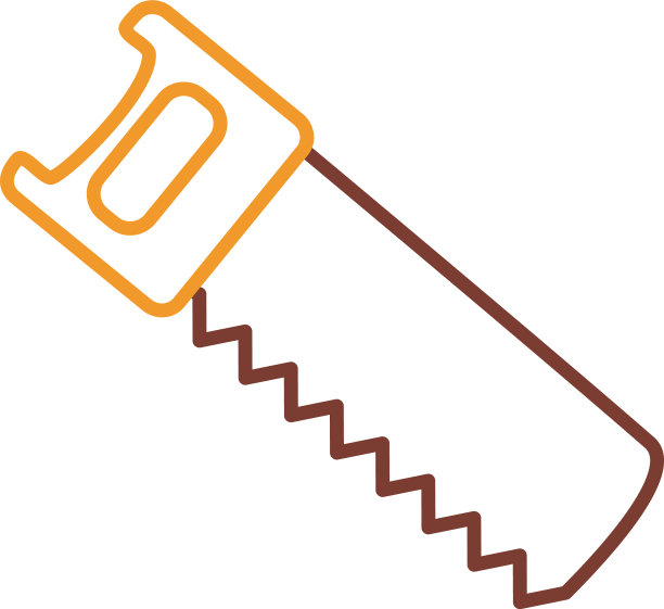 锯具线条样式图标设计图片下载